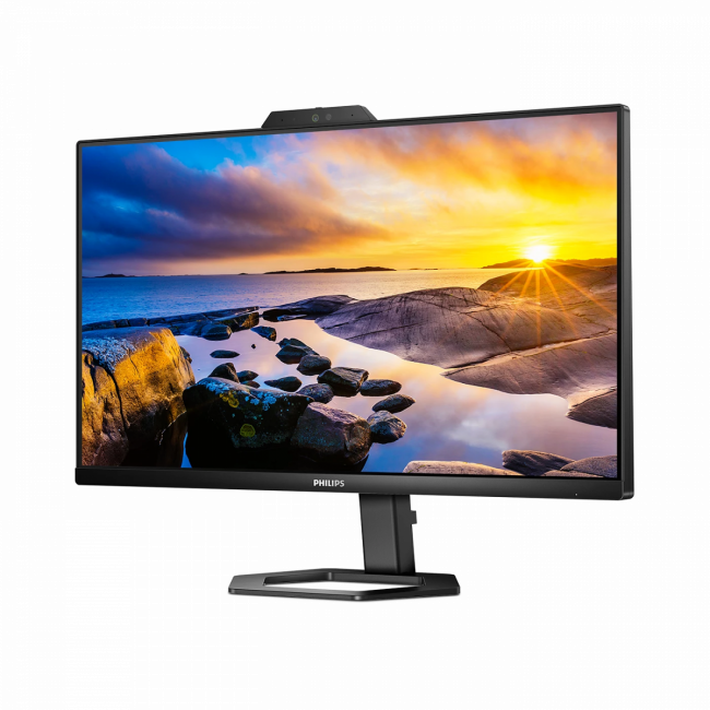 Монитор Philips 24E1N5300HE 23.8'', 1920x1080, IPS, 75hz, 80M:1, 300cd, 1ms, HDMI 1.4, DP 1.2, 4xUSB 3.2, Type-C 65W, Speakers, web-cam 5.0mpx, H. adj 130mm, pivot, VESA, 3Y, Black Philips 24E1N5300HE — для бизнеса и офиса Монитор Philips 24E1N5300HE 23.8'', 1920x1080, IPS, 75hz, 80M:1, 300cd, 1ms, HDMI 1.4, DP 1.2, 4xUSB 3.2, Type-C 65W, Speakers, web-cam 5.0mpx, H. adj 130mm, pivot, VESA, 3Y, Black Philips 24E1N5300HE — для бизнеса и офиса