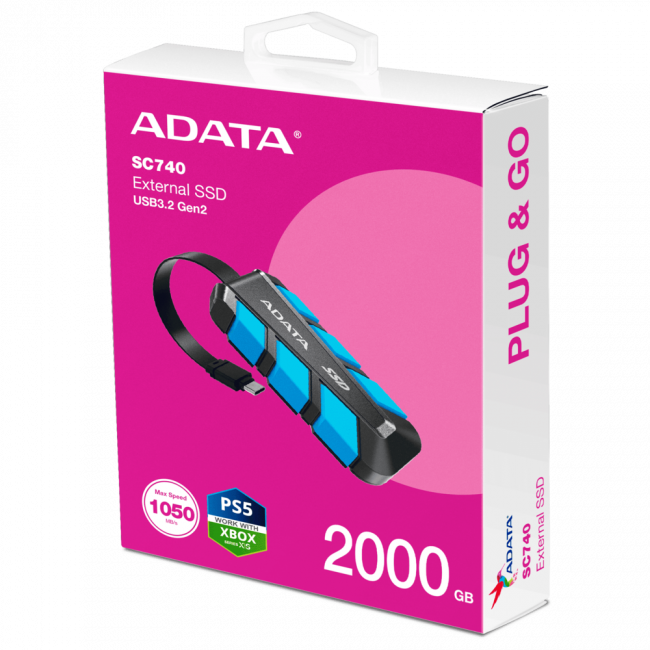 Твердотельный накопитель ADATA SC740-2000G-CBU — для бизнеса и офиса