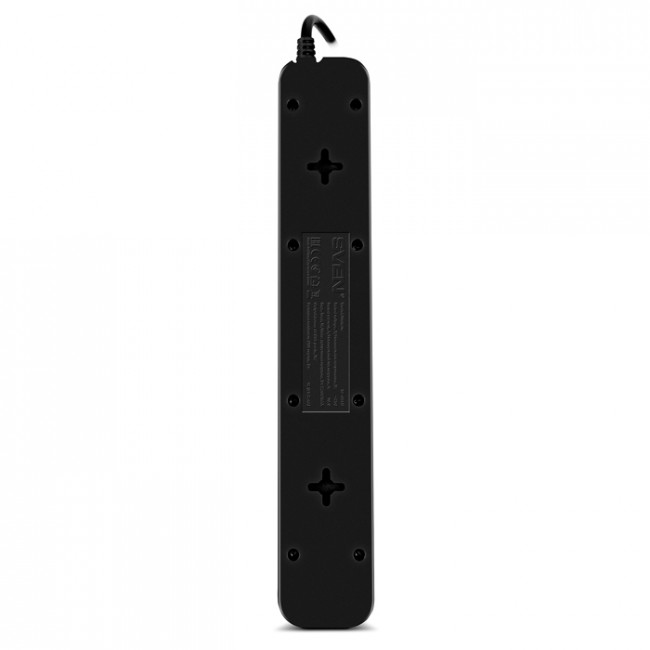 Фильтр SVEN SF-05LU 5.0 м (5 евро розеток,2*USB(2,4А)) черный, цветная коробка Sven SF-05LU