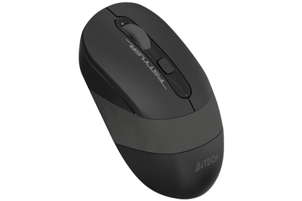 Мышь A4Tech Fstyler FG10S черный/серый оптич. 2000dpi silent беспров. USB для ноутбука 4but (FG10S G FG10S GREY A4Tech FG10S GREY — для бизнеса и офиса