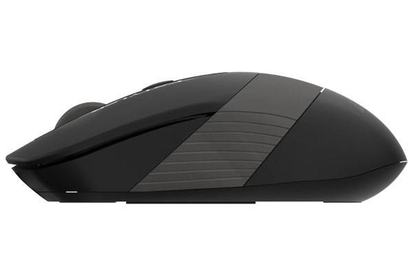Мышь A4Tech Fstyler FG10S черный/серый оптич. 2000dpi silent беспров. USB для ноутбука 4but (FG10S G FG10S GREY A4Tech FG10S GREY — для бизнеса и офиса