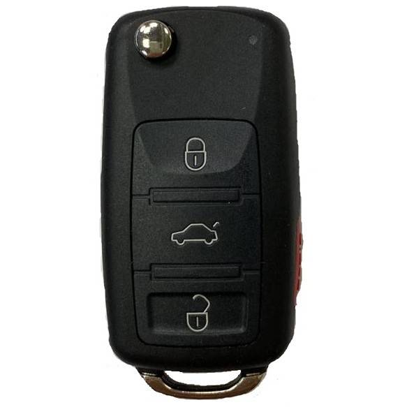 Ключ выкидной VOLKSWAGEN Phaeton/Touareg 2003-2009 ID46 PCF7946A 315 MHz ASK HU66 — для бизнеса и офиса
