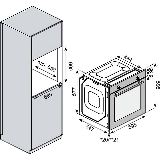 Встраиваемый духовой шкаф KUPPERSBERG KUPPERSBERG HF 609 BX — для бизнеса и офиса Встраиваемый духовой шкаф KUPPERSBERG KUPPERSBERG HF 609 BX — для бизнеса и офиса