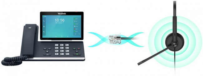 Гарнитура проводная Yealink YHS34 Lite Dual — для бизнеса и офиса Гарнитура проводная Yealink YHS34 Lite Dual — для бизнеса и офиса