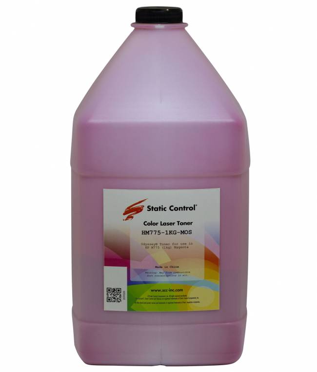 Тонер Static Control для HP M775, M, 1 кг, флакон — для бизнеса и офиса