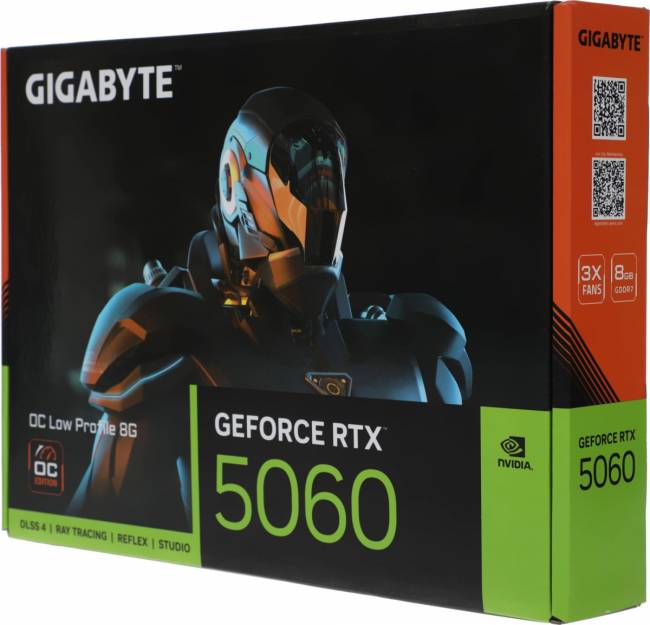 Видеокарта Gigabyte GV-N5060OC-8GL  1.0 — для бизнеса и офиса