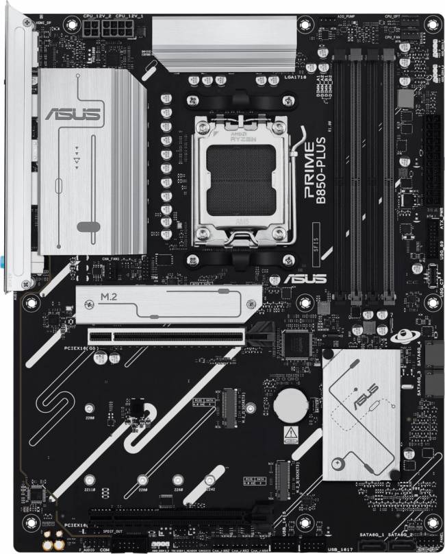 Материнская плата ASUS PRIME B850-PLUS-CSM — для бизнеса и офиса Материнская плата ASUS PRIME B850-PLUS-CSM — для бизнеса и офиса