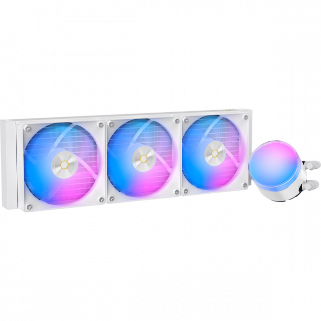 Система жидкостного охлаждения Ocypus Delta-L36-WH3AAWNN02X-GL White — для бизнеса и офиса Система жидкостного охлаждения Ocypus Delta-L36-WH3AAWNN02X-GL White — для бизнеса и офиса