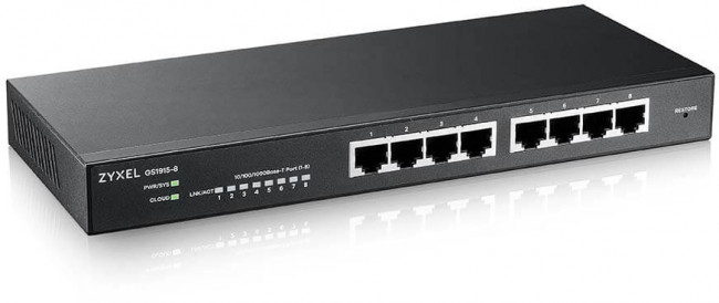 Коммутатор Коммутатор ZyXEL GS1915-8-EU0101F