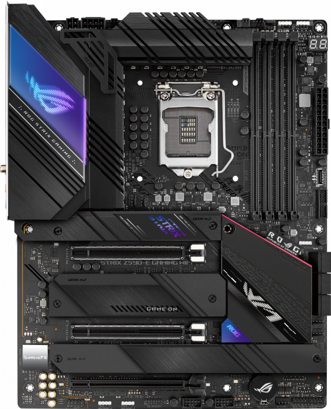 Материнская плата ASUS ROG STRIX Z590-E GAMING WIFI — для бизнеса и офиса Материнская плата ASUS ROG STRIX Z590-E GAMING WIFI — для бизнеса и офиса
