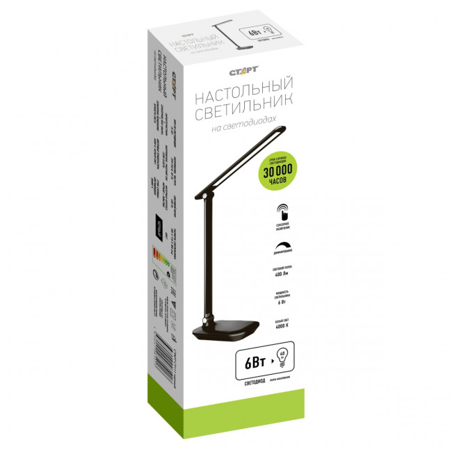 Светильник настольный светодиодный СТАРТ  CT111 черный Светильник настольный светодиодный СТАРТ CT111 черный