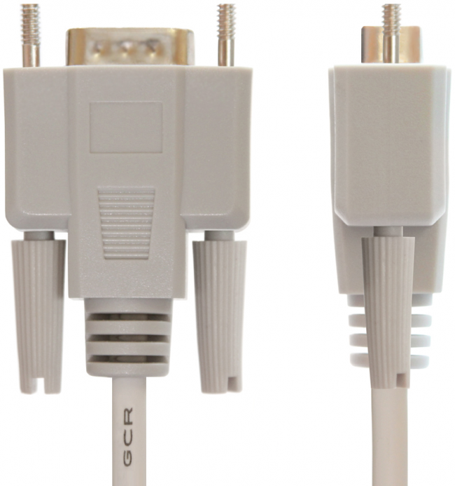 Greenconnect Кабель 15.0m 0-модемный COM, DB9/DB9  9M/9M, серый, 30 AWG, GCR-DB902-15m Greenconnect COM DB9/DB9 RS-232/RS-232 9M/9M