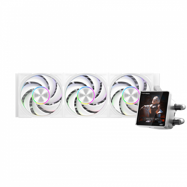 Система охлаждения PCCooler DT360 ARGB Display WH — для бизнеса и офиса Система охлаждения PCCooler DT360 ARGB Display WH — для бизнеса и офиса