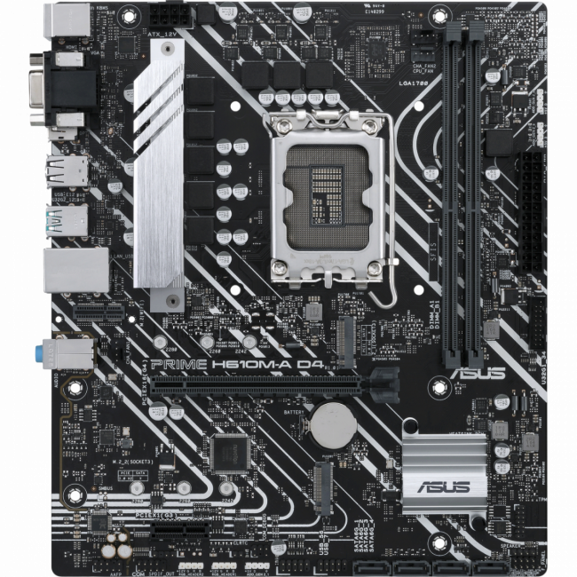 Материнская плата ASUS PRIME H610M-A D4-CSM (90MB19P0-M0EAYC) — для бизнеса и офиса