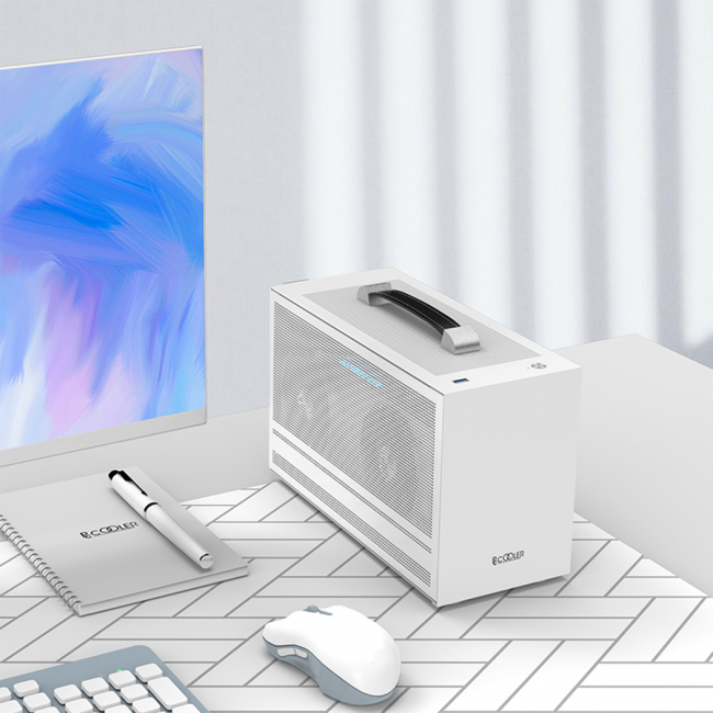 Корпус без блока питания PcCooler I100 PRO MESH WH — для бизнеса и офиса Корпус без блока питания PcCooler I100 PRO MESH WH — для бизнеса и офиса