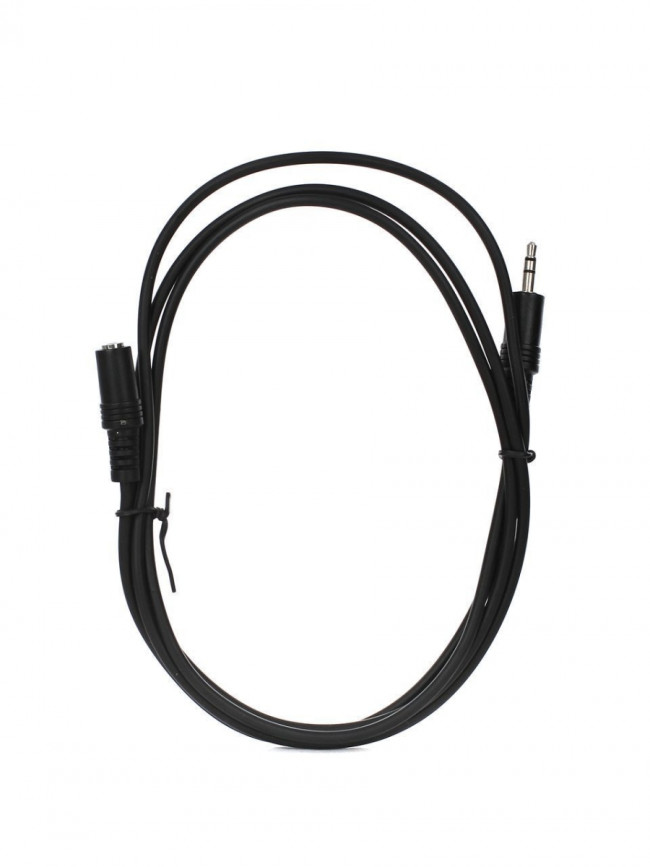 Кабель удлинительный 3.5 Jack (M) - 3.5 Jack (F), стерео, аудио, 1.5м VCOM <VAV7179-1.5M> VCOM mini jack 3.5 mm (m) - mini jack 3.5 mm (f) 1.5м