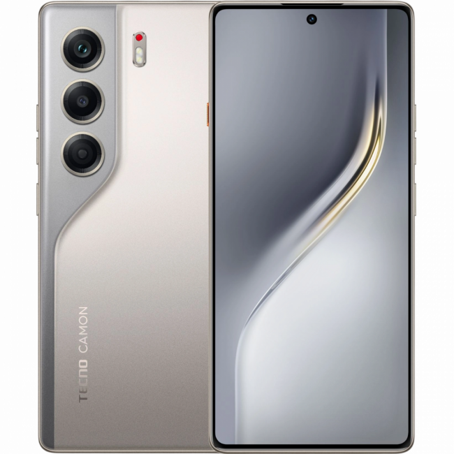 Смартфон TECNO cm5 256+8 SANDY TITANIUM — для бизнеса и офиса