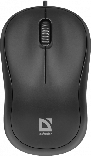 Defender Проводная оптическая мышь Patch MS-759 черный,3 кнопки,1000 dpi Defender Patch MS-759 черный