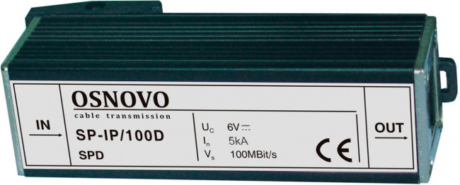 Грозозащита OSNOVO SP-IP/100D — для бизнеса и офиса