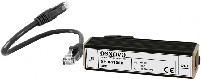 Грозозащита OSNOVO SP-IP/100D — для бизнеса и офиса