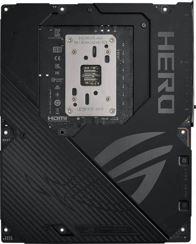 Материнская плата ASUS ROG CROSSHAIR X870E HERO — для бизнеса и офиса Материнская плата ASUS ROG CROSSHAIR X870E HERO — для бизнеса и офиса