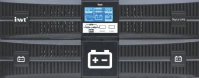 ИБП INVT Rack online, 10 kVA/10 кВт, 16 шт. 12В*9Ач, возможность подключения внешних АКБ ИБП INVT HR1110XS