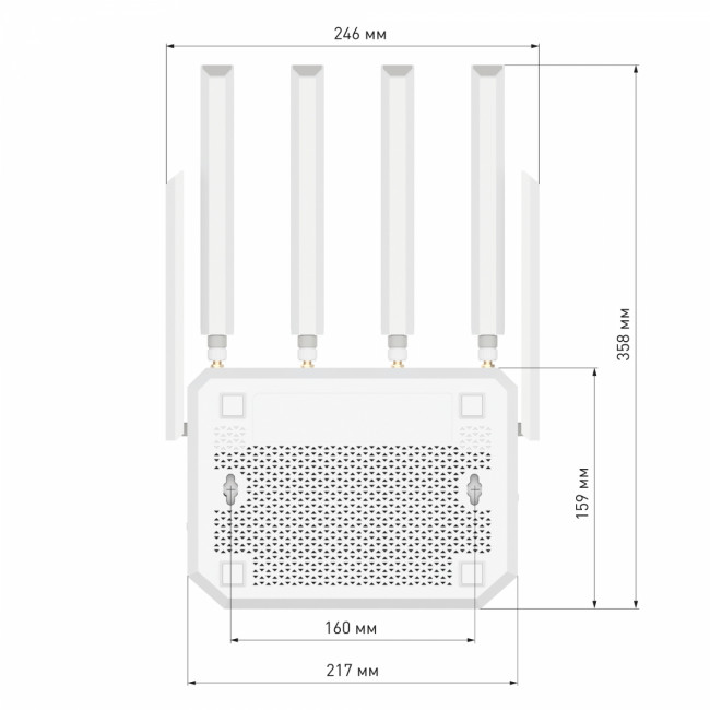 Маршрутизатор Netcraze Netcraze Hero 5G (NC-4110) — для бизнеса и офиса Маршрутизатор Netcraze Netcraze Hero 5G (NC-4110) — для бизнеса и офиса