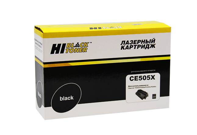 Картридж Hi-Black (HB-CE505X) для HP LJ P2055/P2050/Canon №719H, 6,5K — для бизнеса и офиса