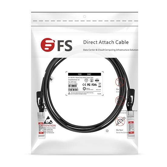 Твинаксиальный медный кабель FS SFP 10G-PC03 — для бизнеса и офиса Твинаксиальный медный кабель FS SFP 10G-PC03 — для бизнеса и офиса