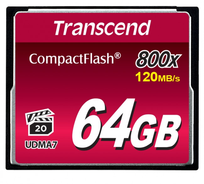 Карта памяти Transcend CompactFlash 800 64GB