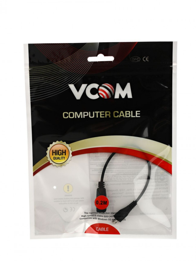 Кабель-переходник VCOM OTG MicroUSB --> USB-Af — для бизнеса и офиса