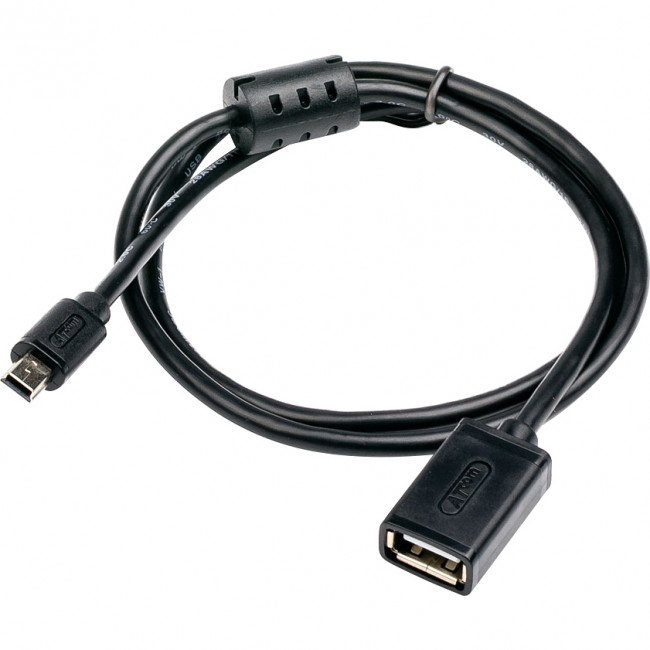 Кабель 0.8 m USB(Af) <=> miniUSB OTG Кабель Atcom 0.8 м (AT2821) — для бизнеса и офиса