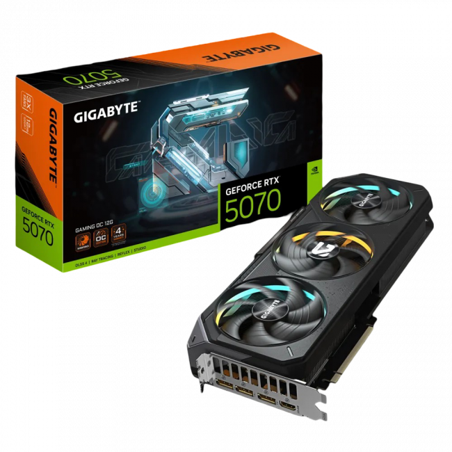 Видеокарта GIGABYTE GV-N5070GAMING OC-12GD — для бизнеса и офиса