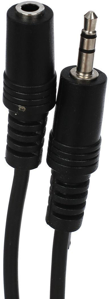 Кабель удлинительный 3.5 Jack (M) - 3.5 Jack (F), стерео, аудио, 1.8м VCOM <VAV7179-1.8M> VCOM mini jack 3.5 mm (m) - mini jack 3.5 mm (f) 1.8м — для бизнеса и офиса