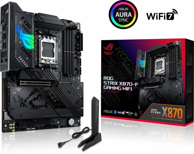 Материнская плата ASUS ROG STRIX X870-F GAMING WIFI — для бизнеса и офиса Материнская плата ASUS ROG STRIX X870-F GAMING WIFI — для бизнеса и офиса