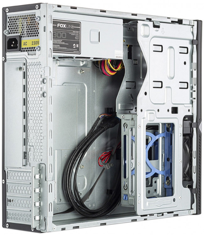 Корпус с блоком питания 300Вт. Foxline FL-203-TFX300S
