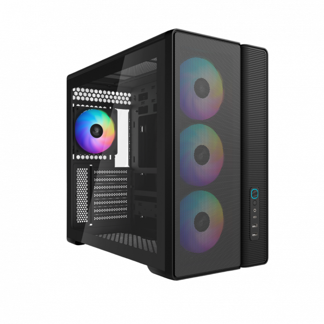 Корпус ПК без блока питания SAMA S50-BKAGA4X1-GL — для бизнеса и офиса