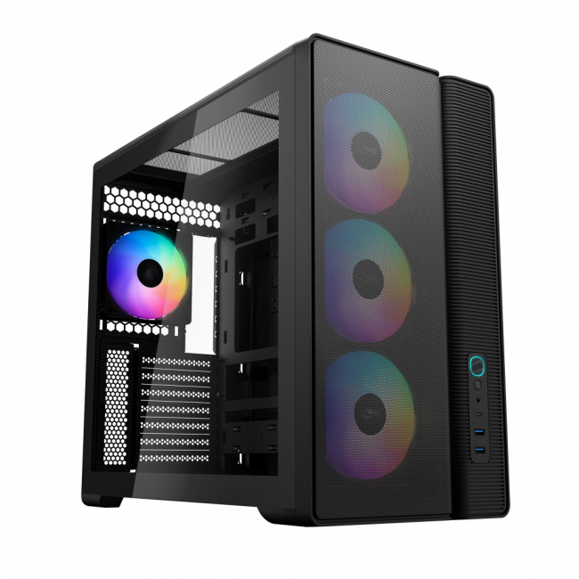 Корпус ПК без блока питания SAMA S50-BKAGA4X1-GL — для бизнеса и офиса