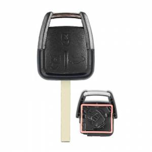Корпус ключа CHEVROLET 3 кнопки OP-11 HU100, бат.на корпусе, с лого
