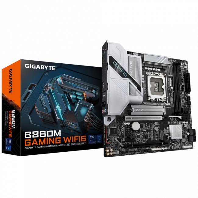 Материнская плата GIGABYTE B860M GAMING WIFI6 — для бизнеса и офиса