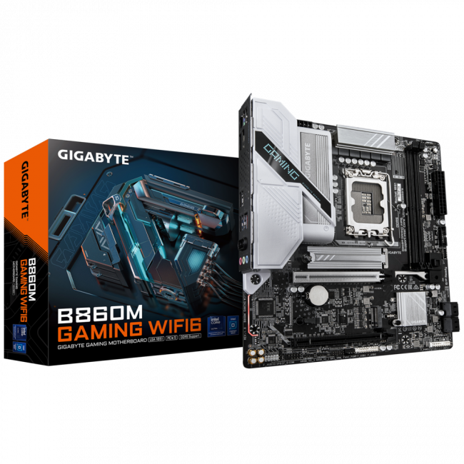 Материнская плата GIGABYTE B860M GAMING WIFI6 — для бизнеса и офиса