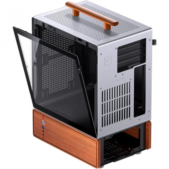Корпус без блока питания JONSBO T7 Silver — для бизнеса и офиса Корпус без блока питания JONSBO T7 Silver — для бизнеса и офиса