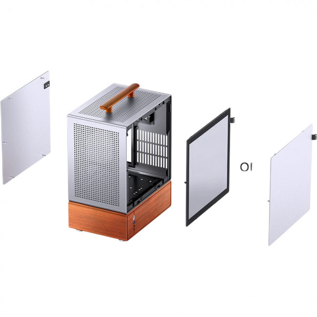 Корпус без блока питания JONSBO T7 Silver — для бизнеса и офиса Корпус без блока питания JONSBO T7 Silver — для бизнеса и офиса